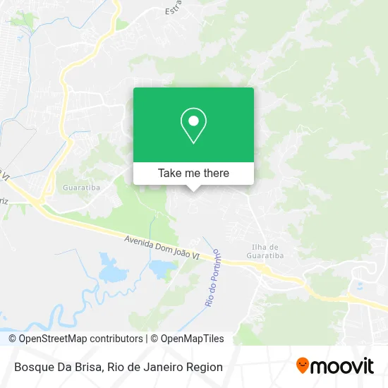 Bosque Da Brisa map