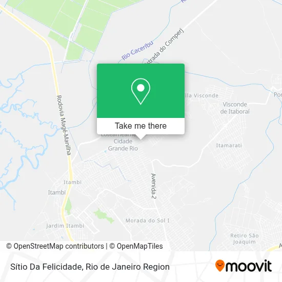 Sítio Da Felicidade map