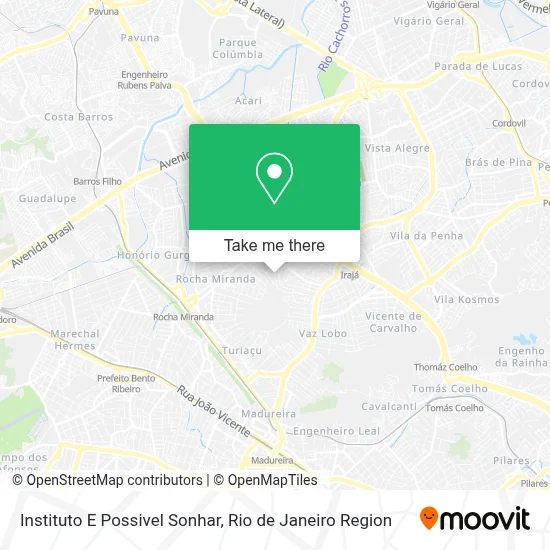 Instituto E Possivel Sonhar map