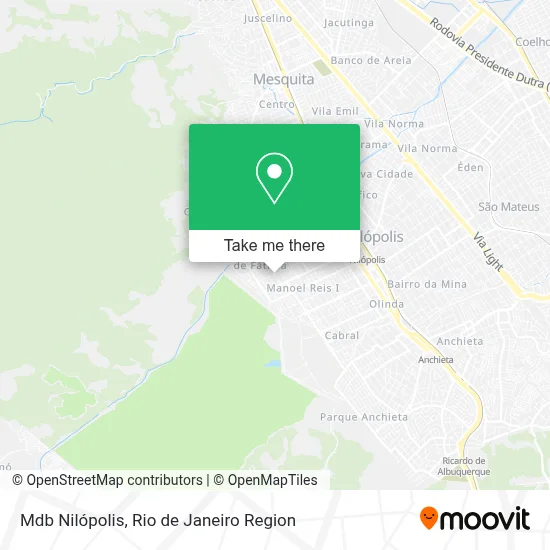 Mdb Nilópolis map