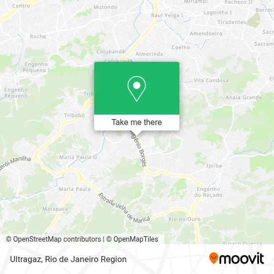 Ultragaz map