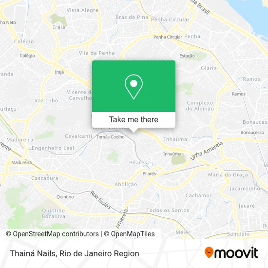 Thainá Nails map