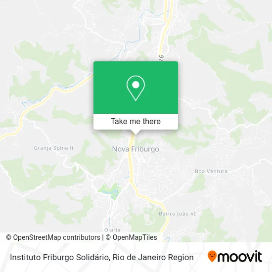 Instituto Friburgo Solidário map