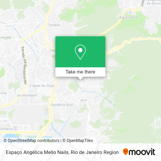 Espaço Angélica Mello Nails map