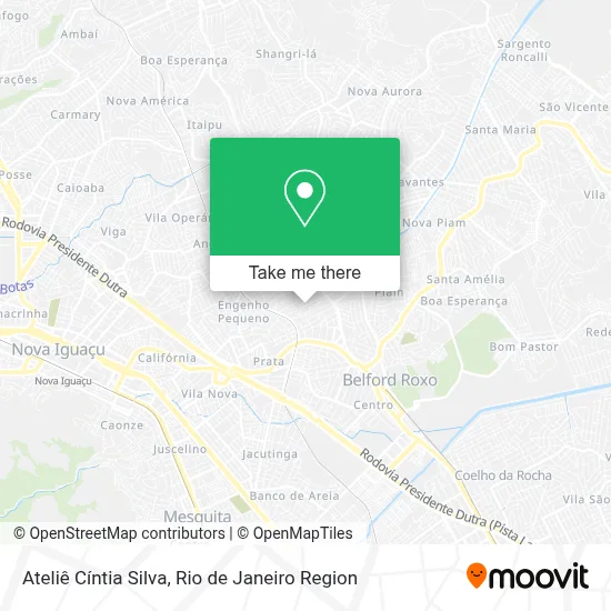 Ateliê Cíntia Silva map
