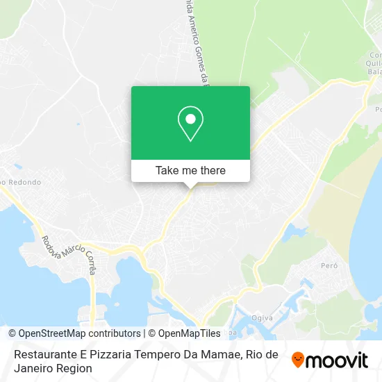 Restaurante E Pizzaria Tempero Da Mamae map