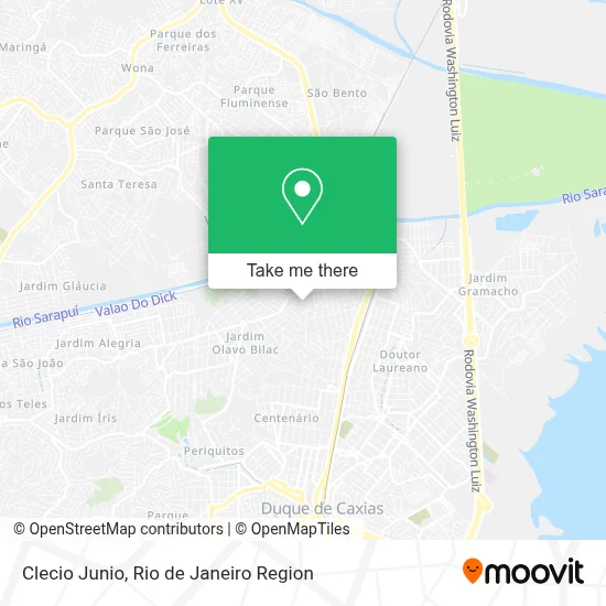 Clecio Junio map