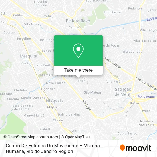 Centro De Estudos Do Movimento E Marcha Humana map