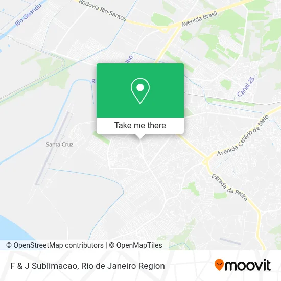 F & J Sublimacao map
