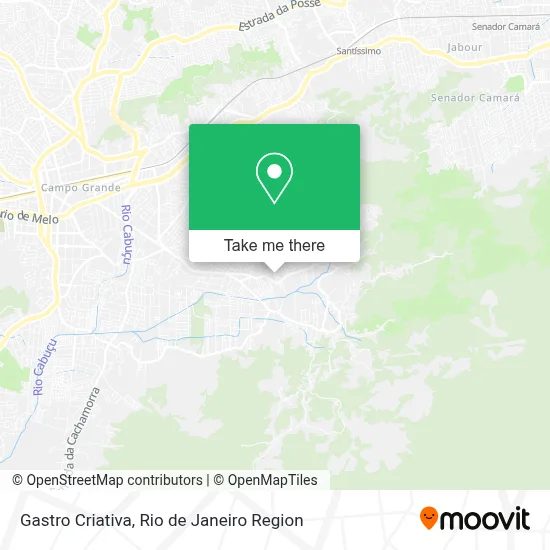 Gastro Criativa map