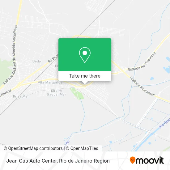 Jean Gás Auto Center map