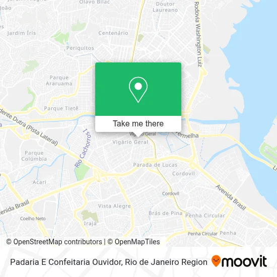 Padaria E Confeitaria Ouvidor map