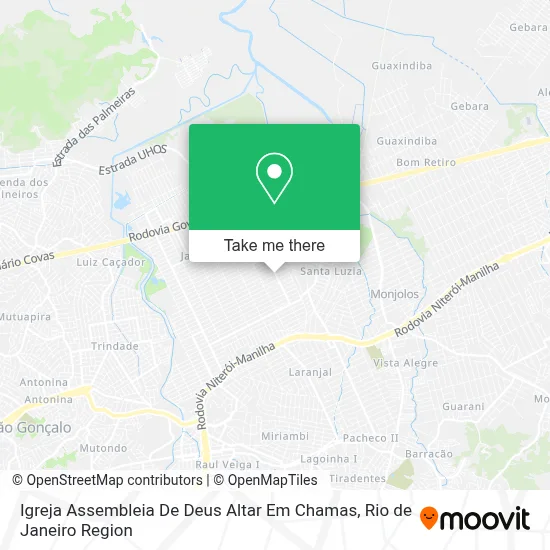 Igreja Assembleia De Deus Altar Em Chamas map