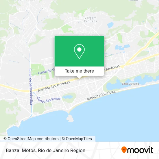 Banzai Motos map
