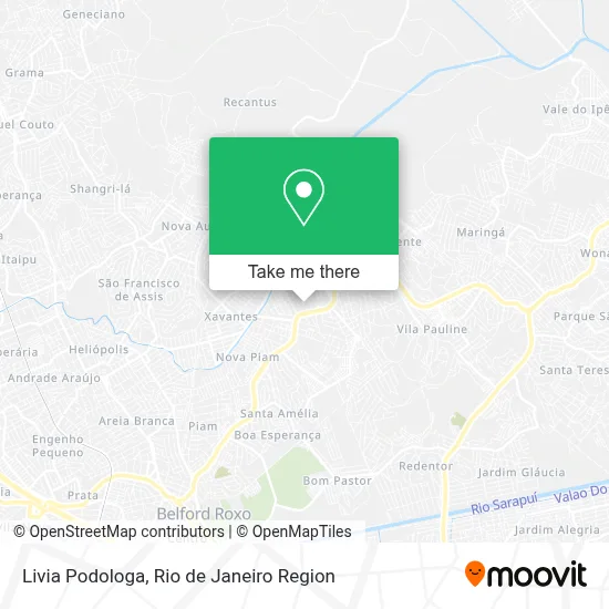 Livia Podologa map