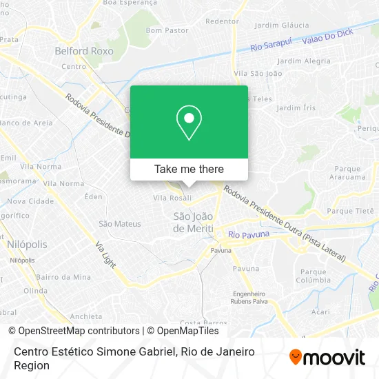 Centro Estético Simone Gabriel map