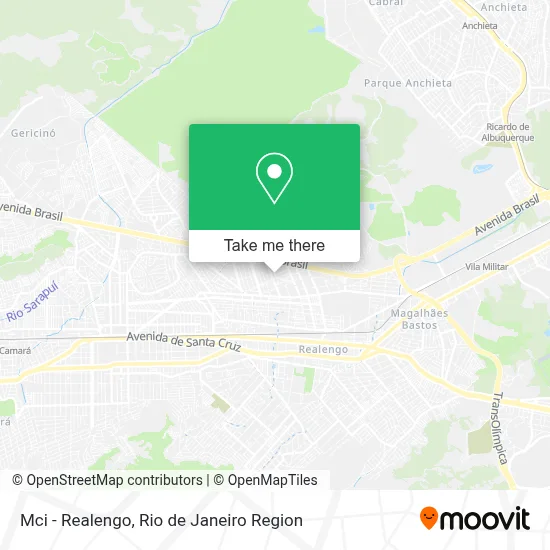 Mci - Realengo map