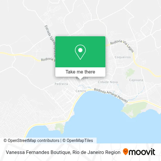 Vanessa Fernandes Boutique map