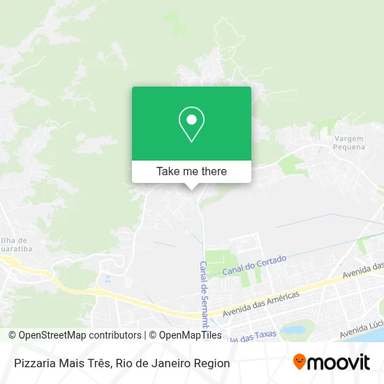Pizzaria Mais Três map