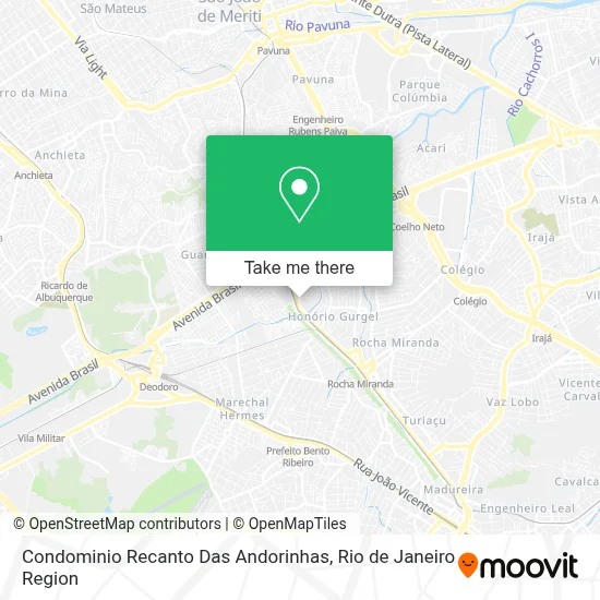 Condominio Recanto Das Andorinhas map