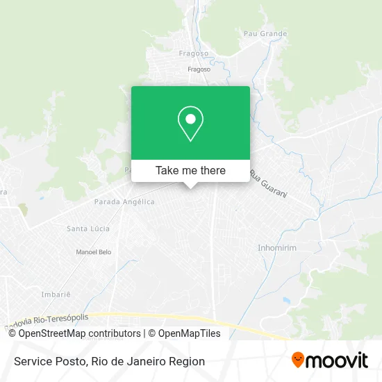 Service Posto map