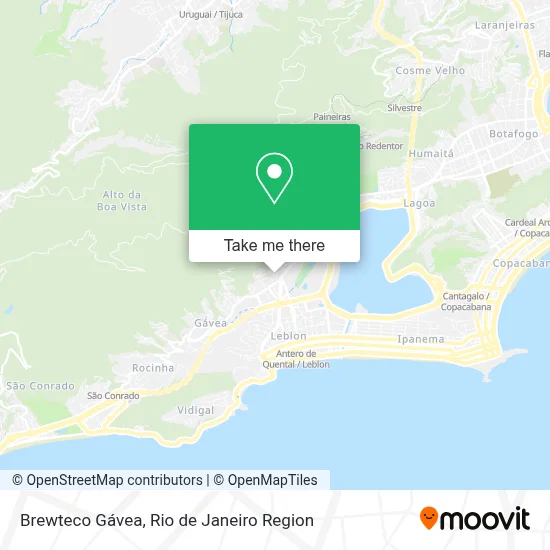Brewteco Gávea map