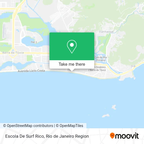 Escola De Surf Rico map