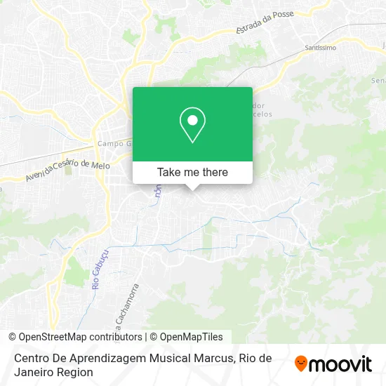 Centro De Aprendizagem Musical Marcus map