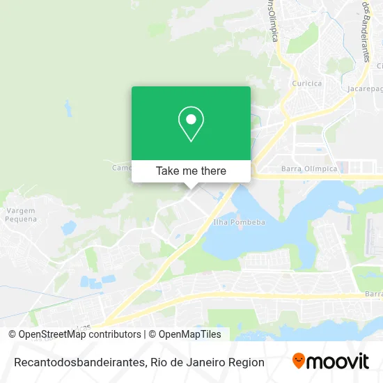 Recantodosbandeirantes map