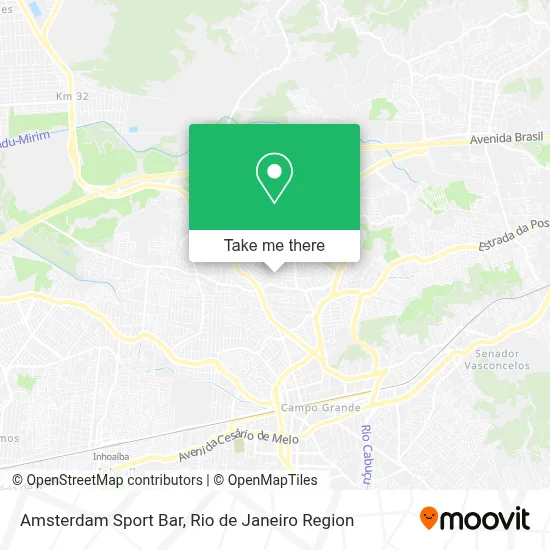 Amsterdam Sport Bar map