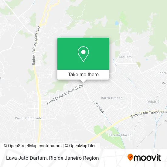 Lava Jato Dartam map