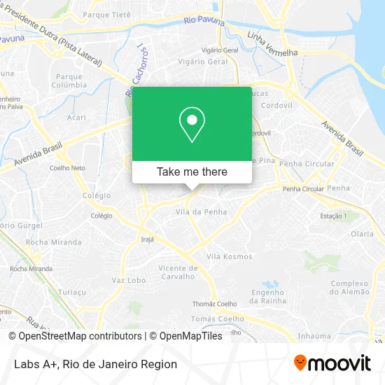 Labs A+ map