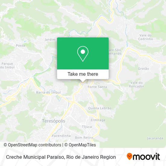 Creche Municipal Paraíso map