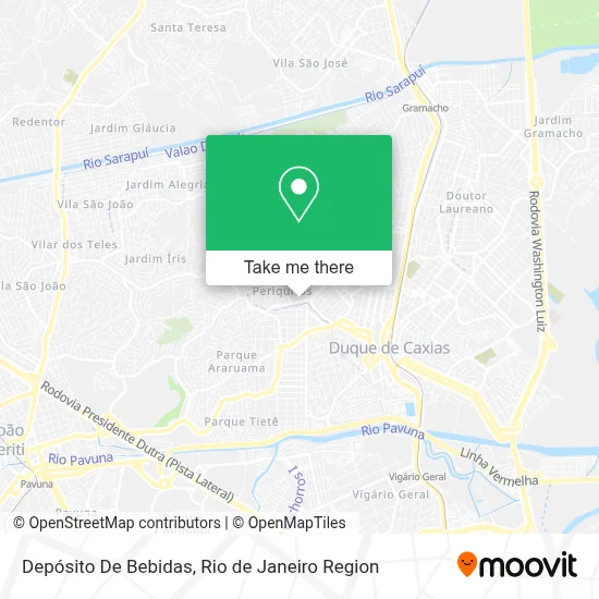 Depósito De Bebidas map