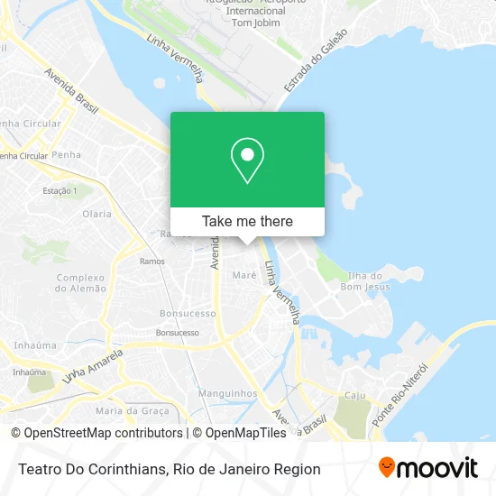 Teatro Do Corinthians map