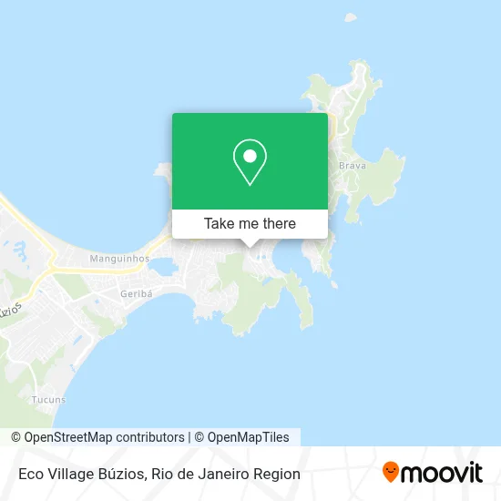 Eco Village Búzios map