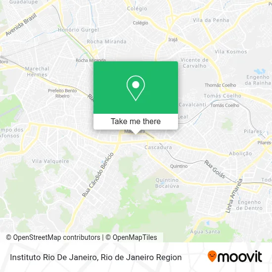 Instituto Rio De Janeiro map