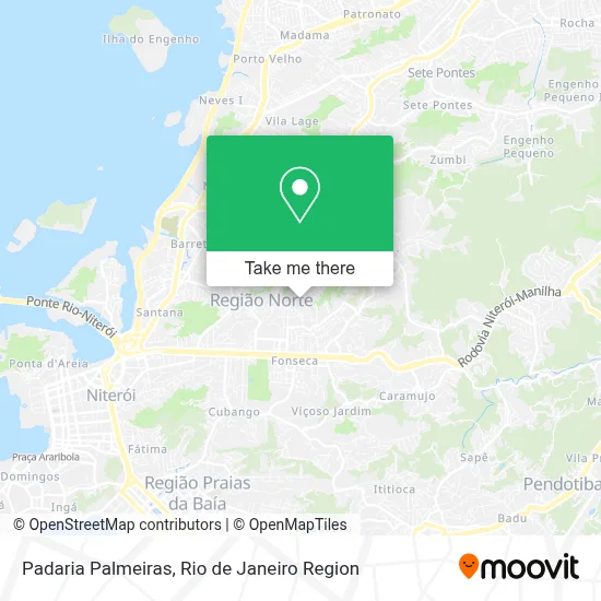 Padaria Palmeiras map