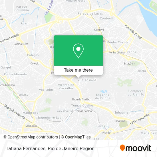 Tatiana Fernandes map