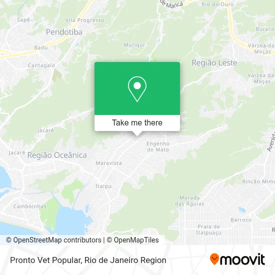 Pronto Vet Popular map