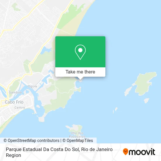 Parque Estadual Da Costa Do Sol map