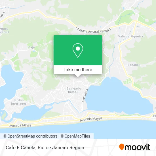 Café E Canela map