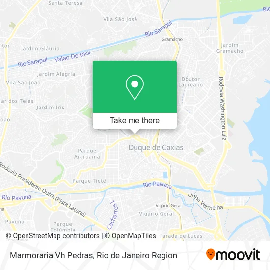 Marmoraria Vh Pedras map