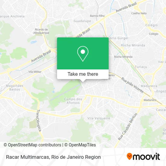 Racar Multimarcas map
