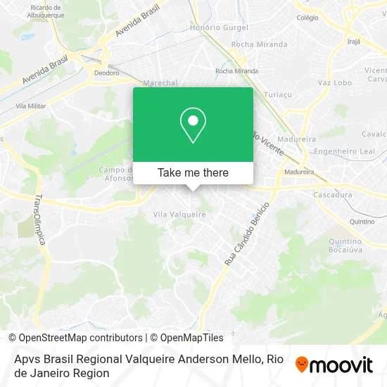 Apvs Brasil Regional Valqueire Anderson Mello map