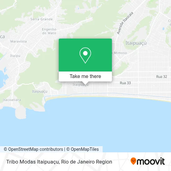 Tribo Modas Itaipuaçu map