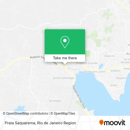 Praia Saquarema map