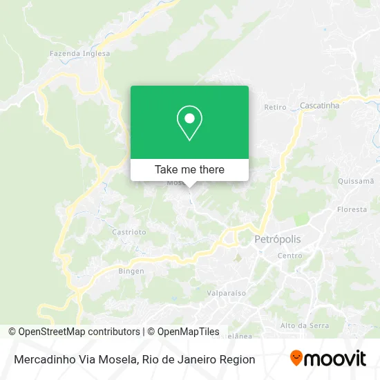 Mercadinho Via Mosela map
