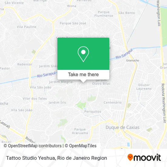 Tattoo Studio Yeshua map