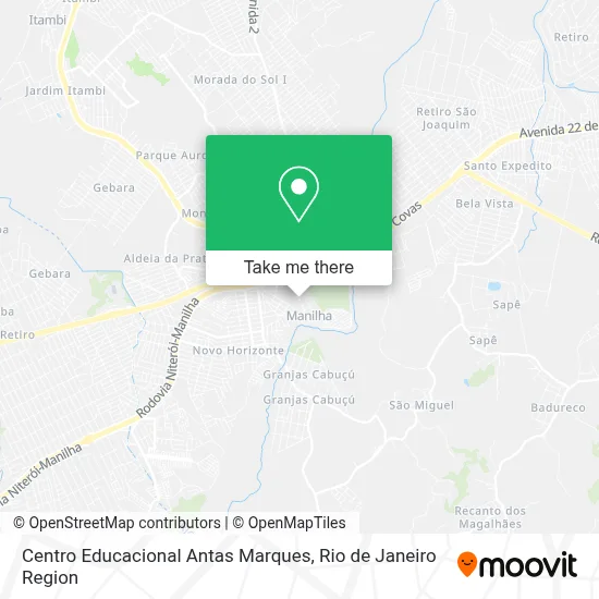 Centro Educacional Antas Marques map